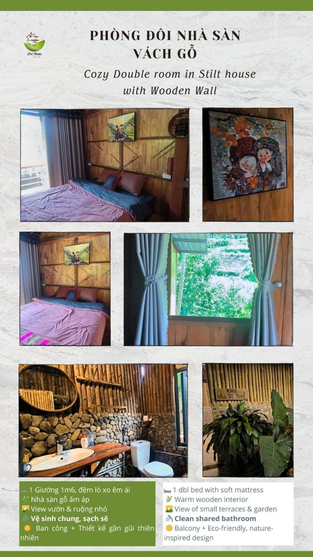 Zoni Home Tram Tau Cham Ta Lao Exterior foto